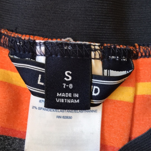 COPY - Land’s End bright multi striped pull on skirt - Picture 4 of 5